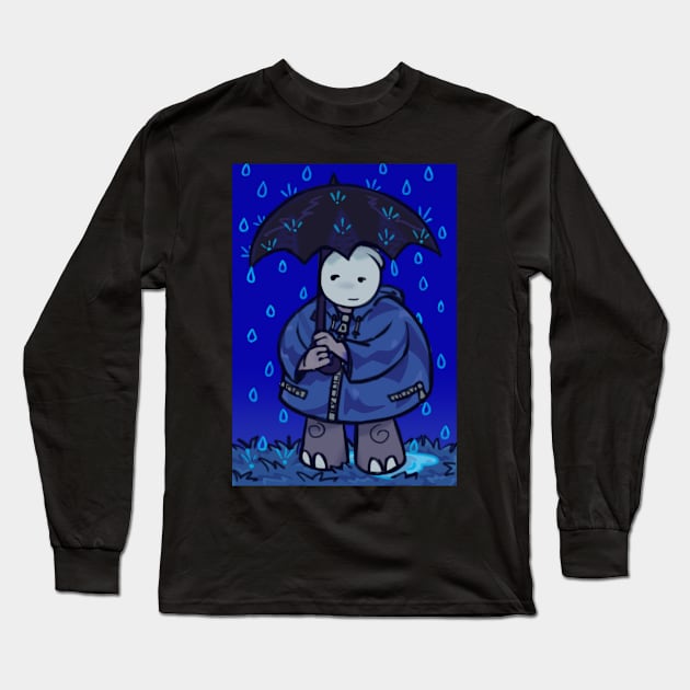 strong sad in the rain Long Sleeve T-Shirt by xxlisagamerxx